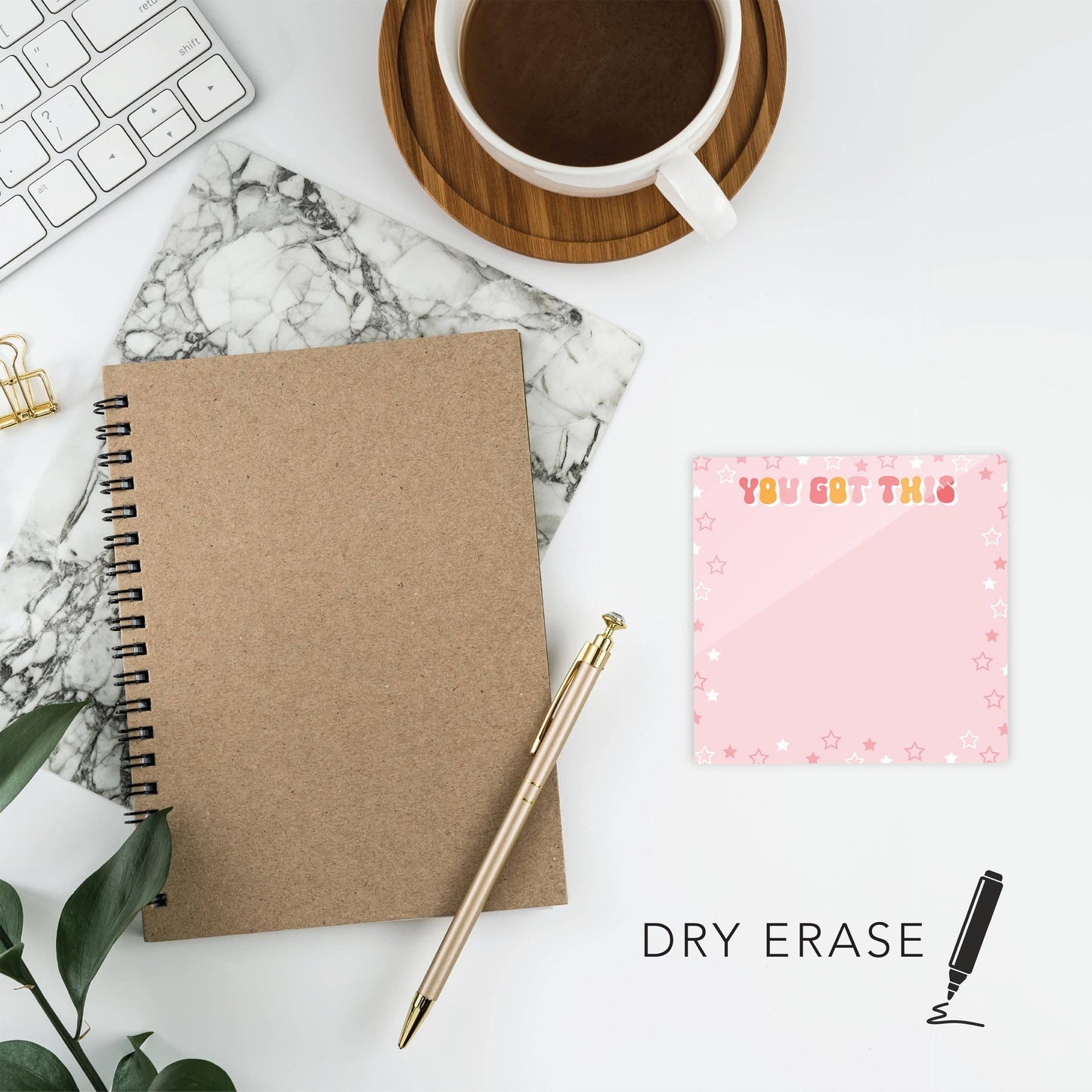 Dry Erase Note Tile - You Got This