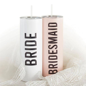 Matte Skinny Tumbler - Bride