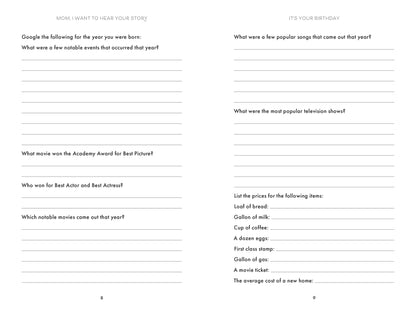 Mom, I Want to Hear Your Story (Expanded Edition) Book