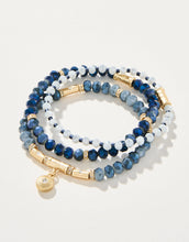 Load image into Gallery viewer, Sparkle Stretch Bracelet - Stack Blue