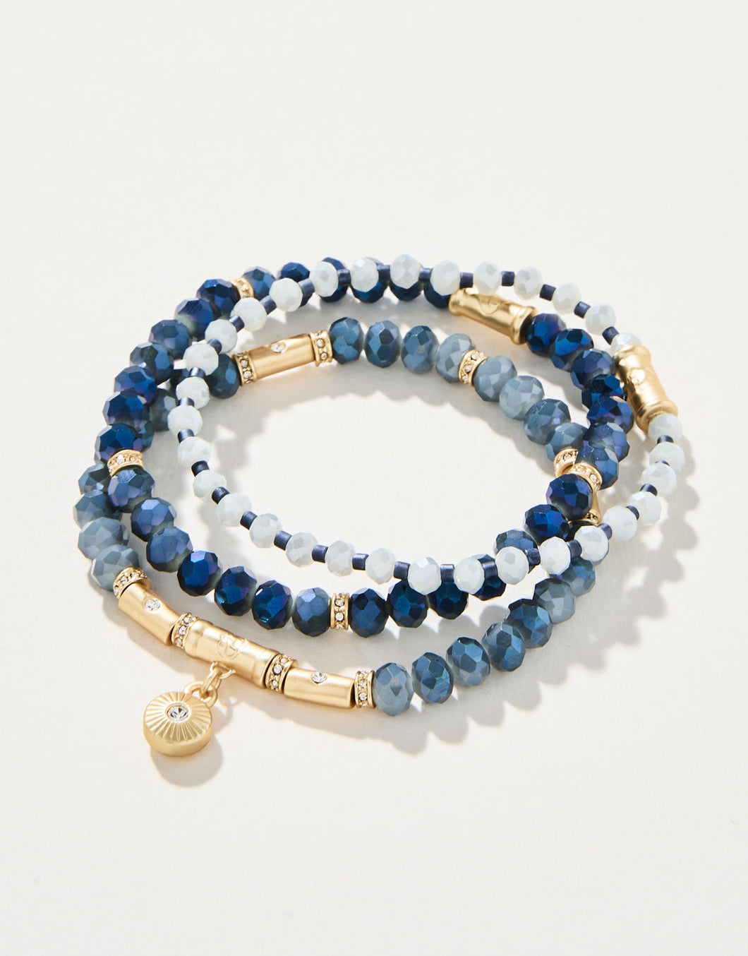 Sparkle Stretch Bracelet - Stack Blue