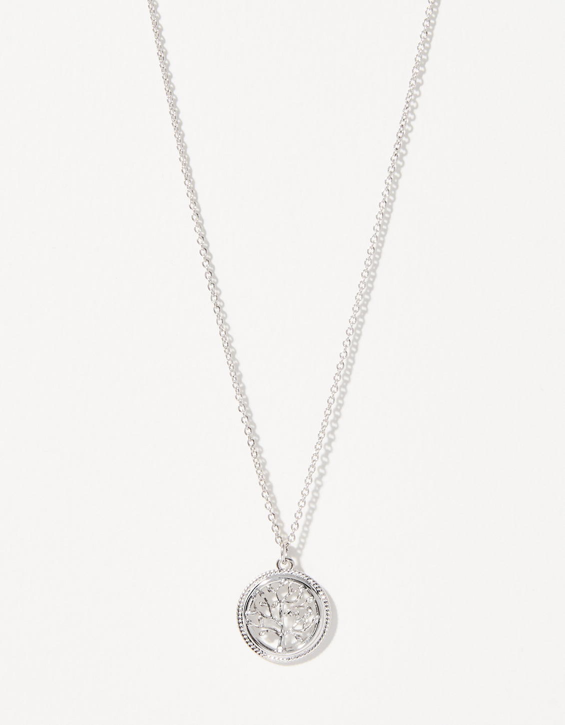 Sea La Vie Flourish/Tree Of Life Necklace - Silver