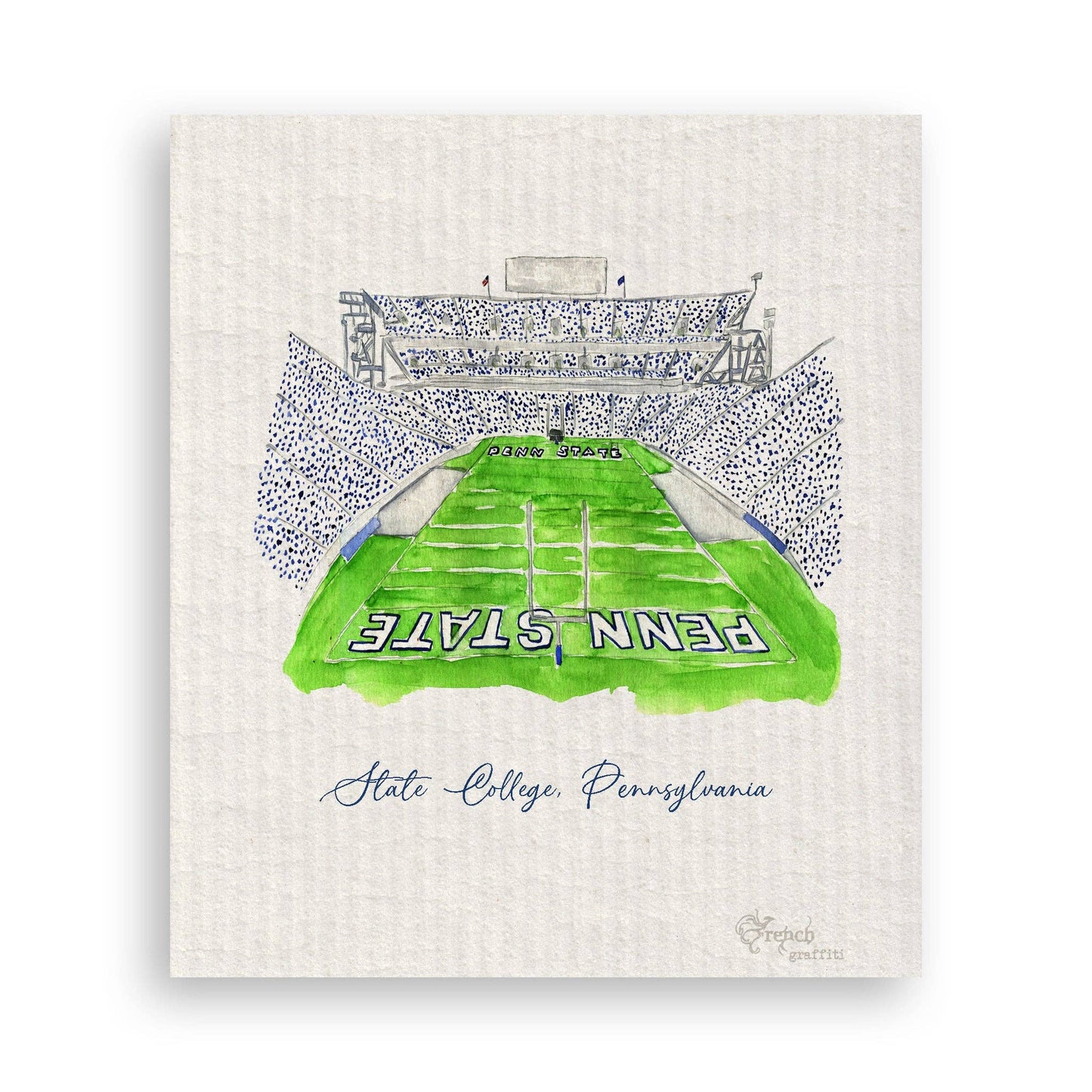 State College Pennsylvania Stadium Dishtowel