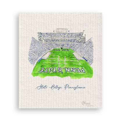 State College Pennsylvania Stadium Dishtowel