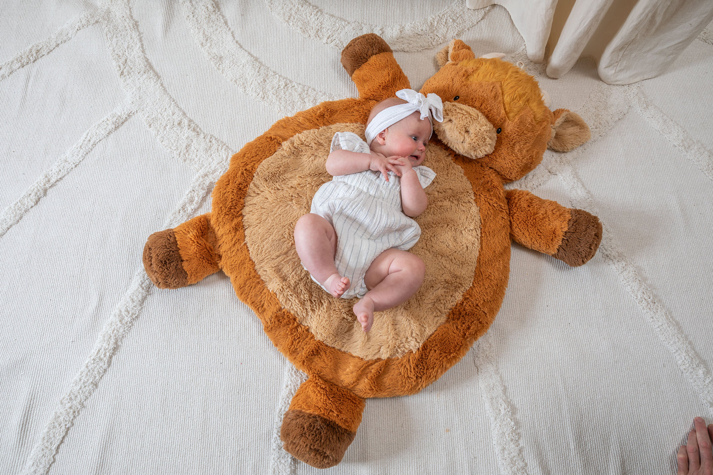 Hetty Highland Cow Baby Mat