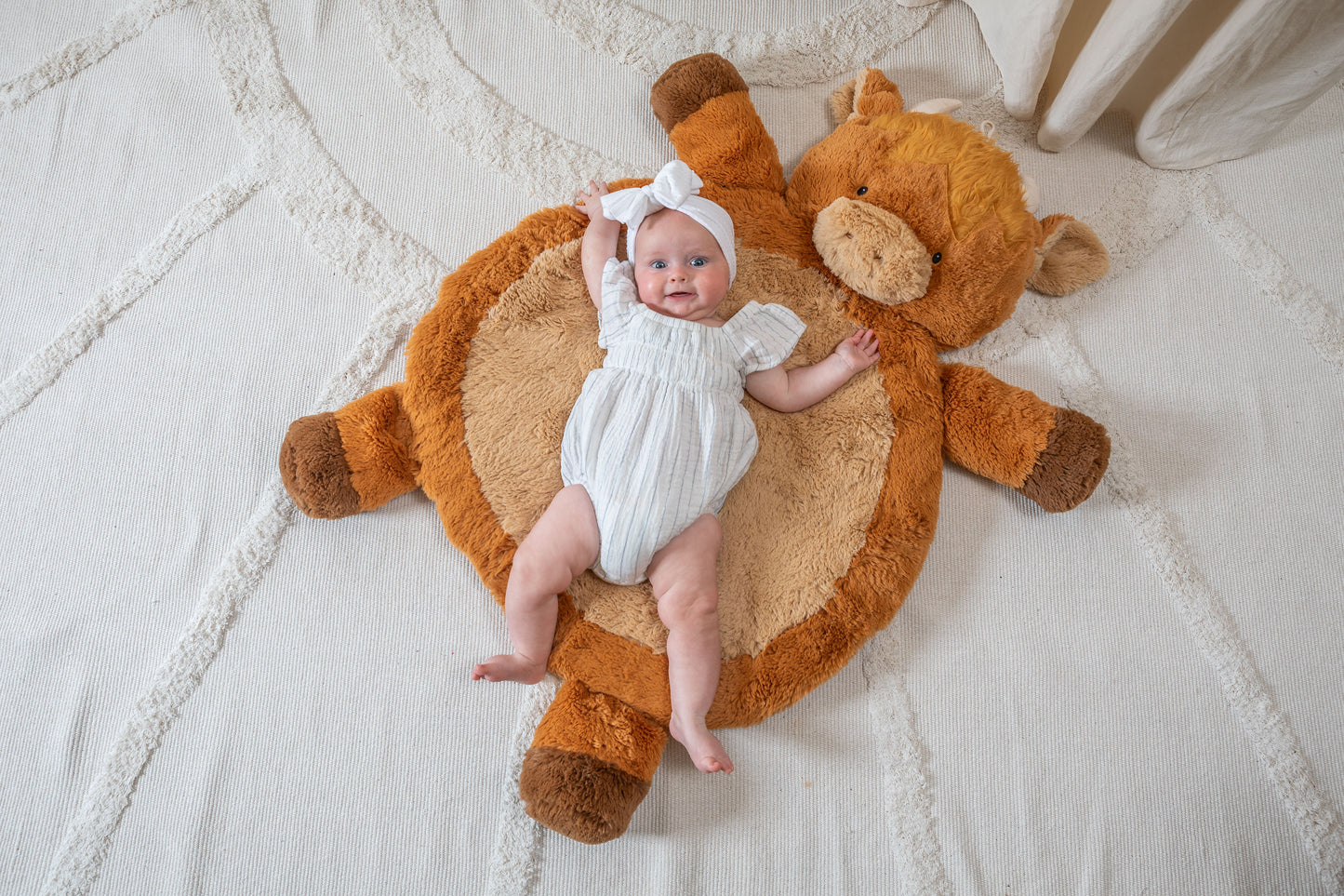 Hetty Highland Cow Baby Mat