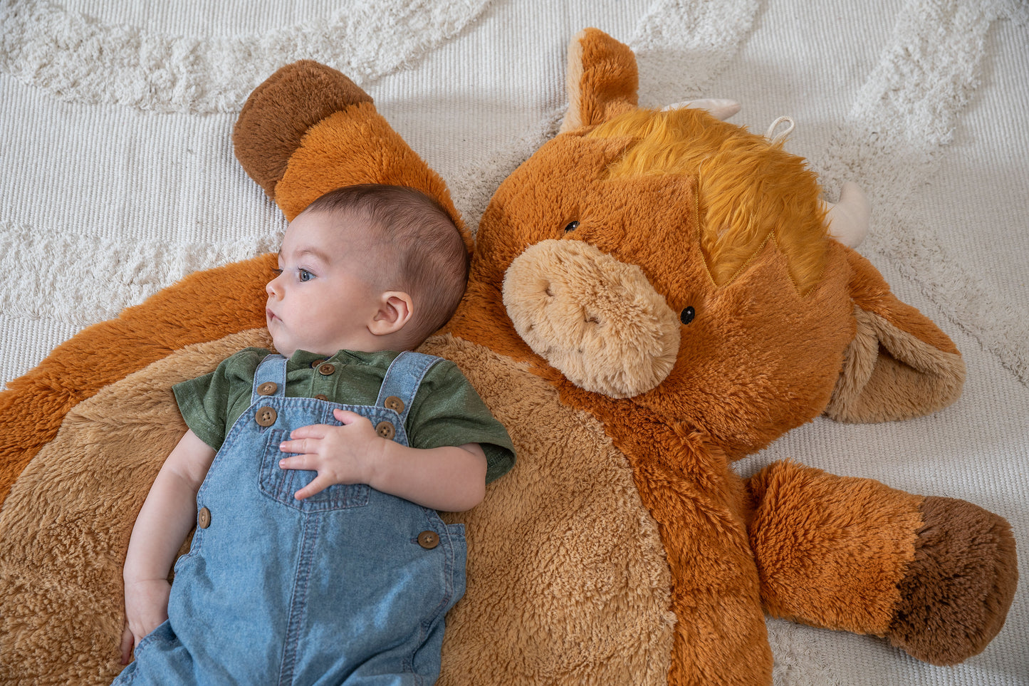 Hetty Highland Cow Baby Mat
