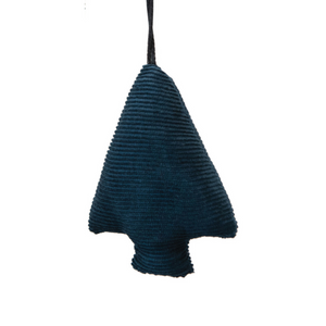 Cotton Corduroy Ornament - Blue