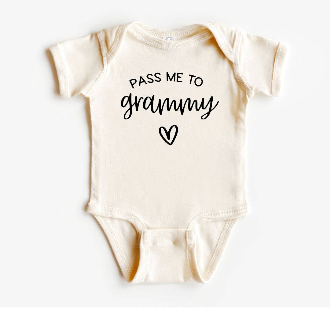 Short Sleeve Bodysuit - Pass Me to Grammy