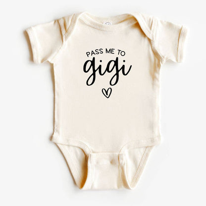 Short Sleeve Bodysuit - Pass Me to Gigi