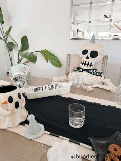 Stuffed Skeleton Sitter
