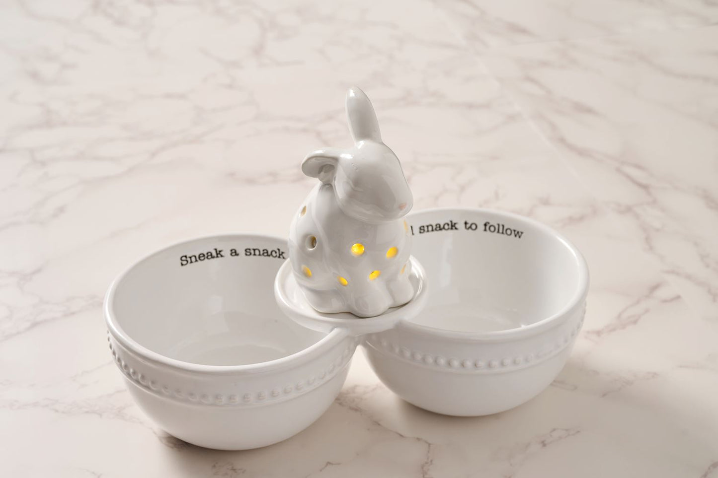 Light-Up Dish Sitter - Bunny