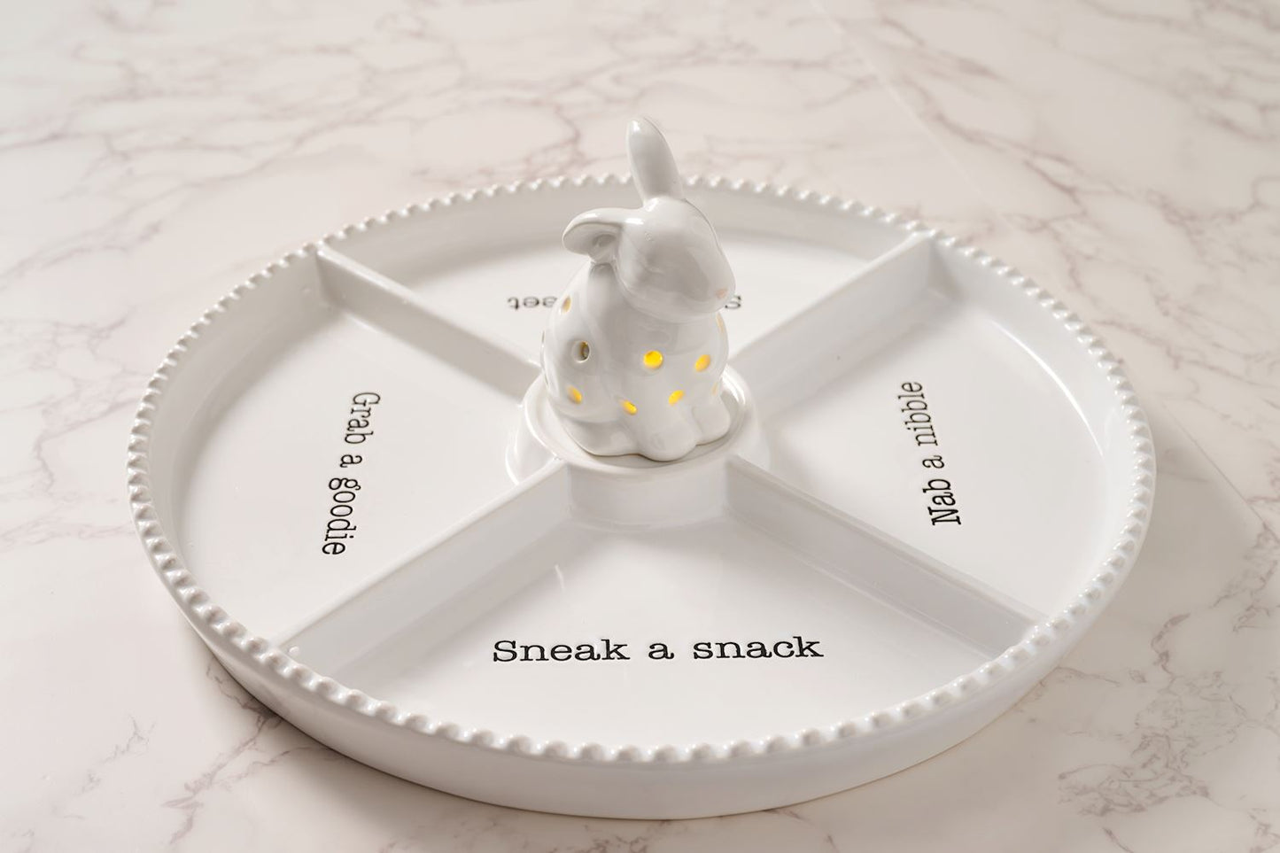 Light-Up Dish Sitter - Bunny