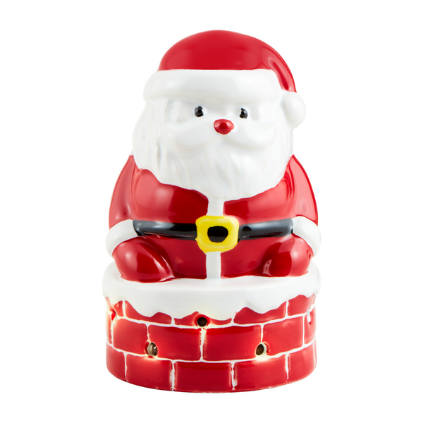 Light-Up Dish Sitter - Singing Santa