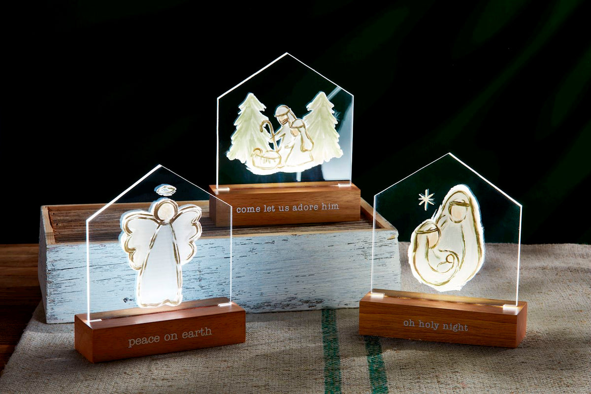 Angel Light-Up Plaque