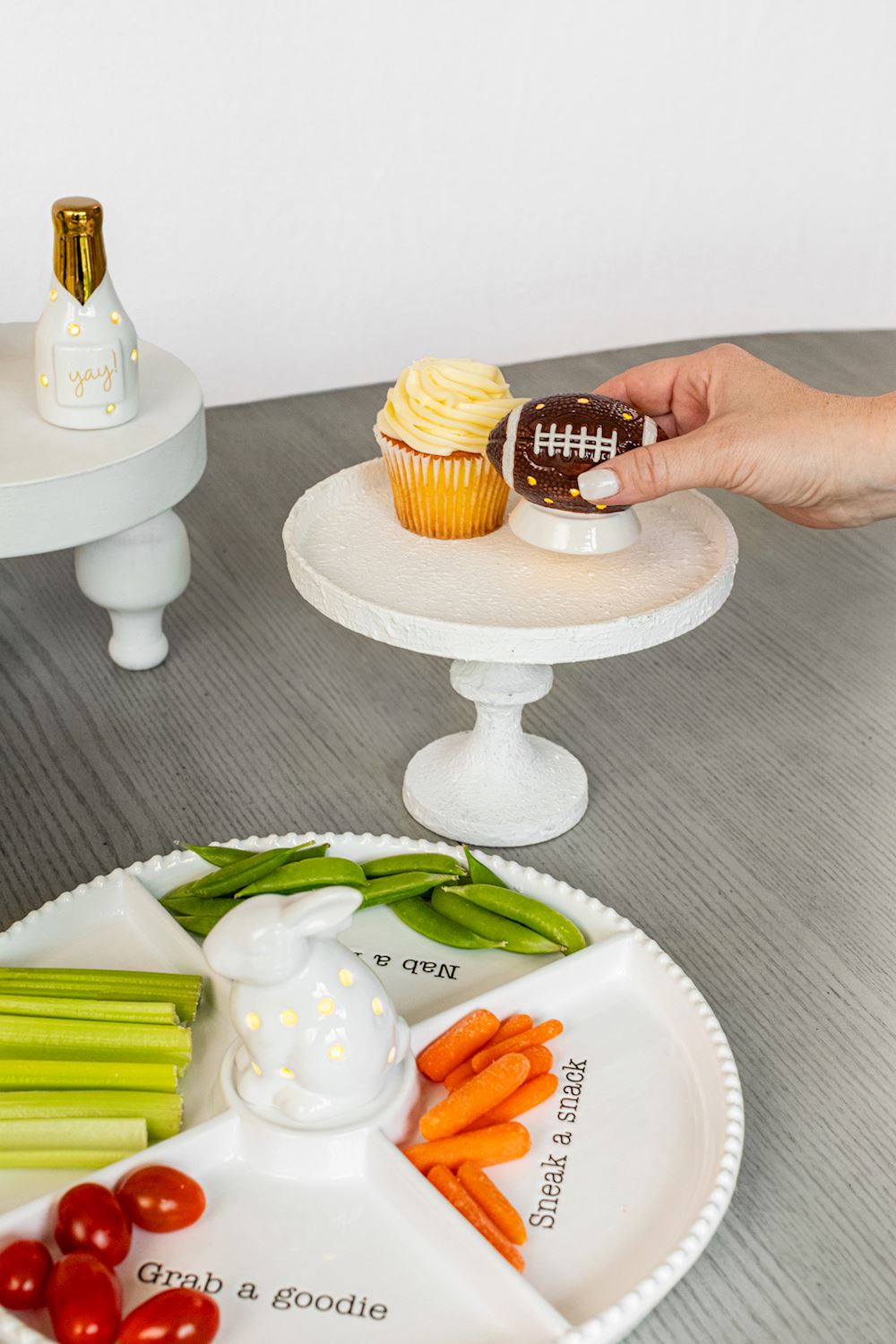 Light-Up Dish Sitter - Football