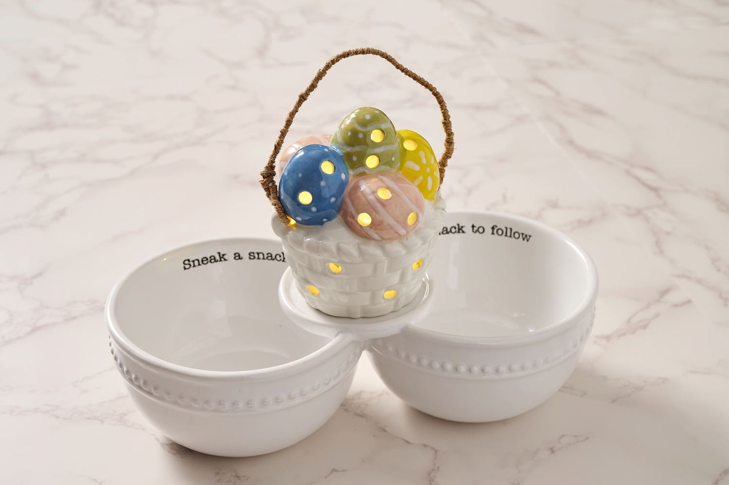 Light-Up Dish Sitter - Easter Basket