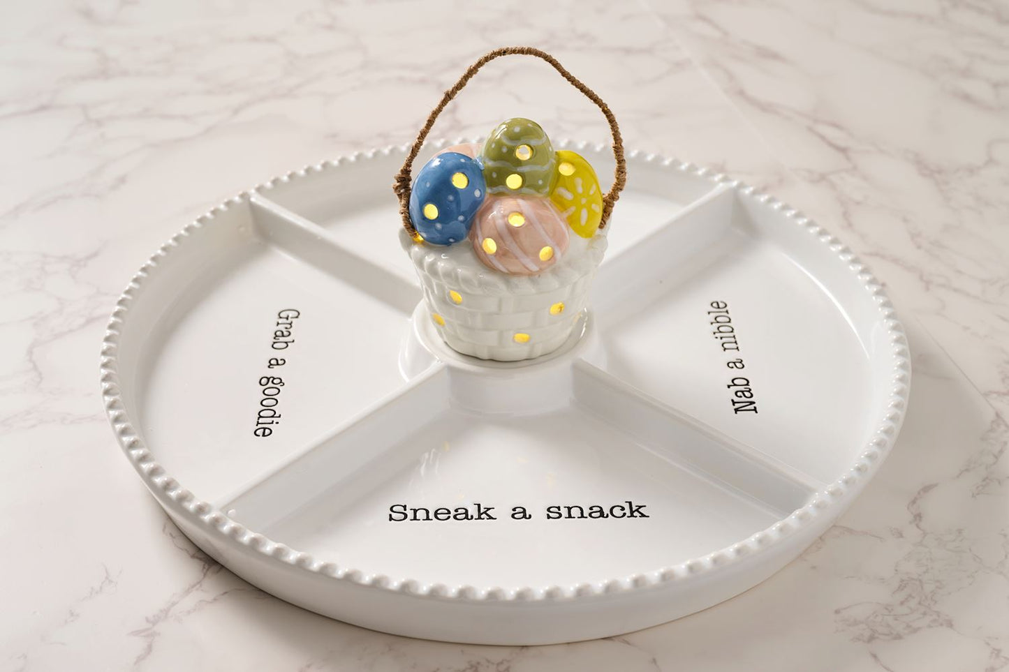 Light-Up Dish Sitter - Easter Basket