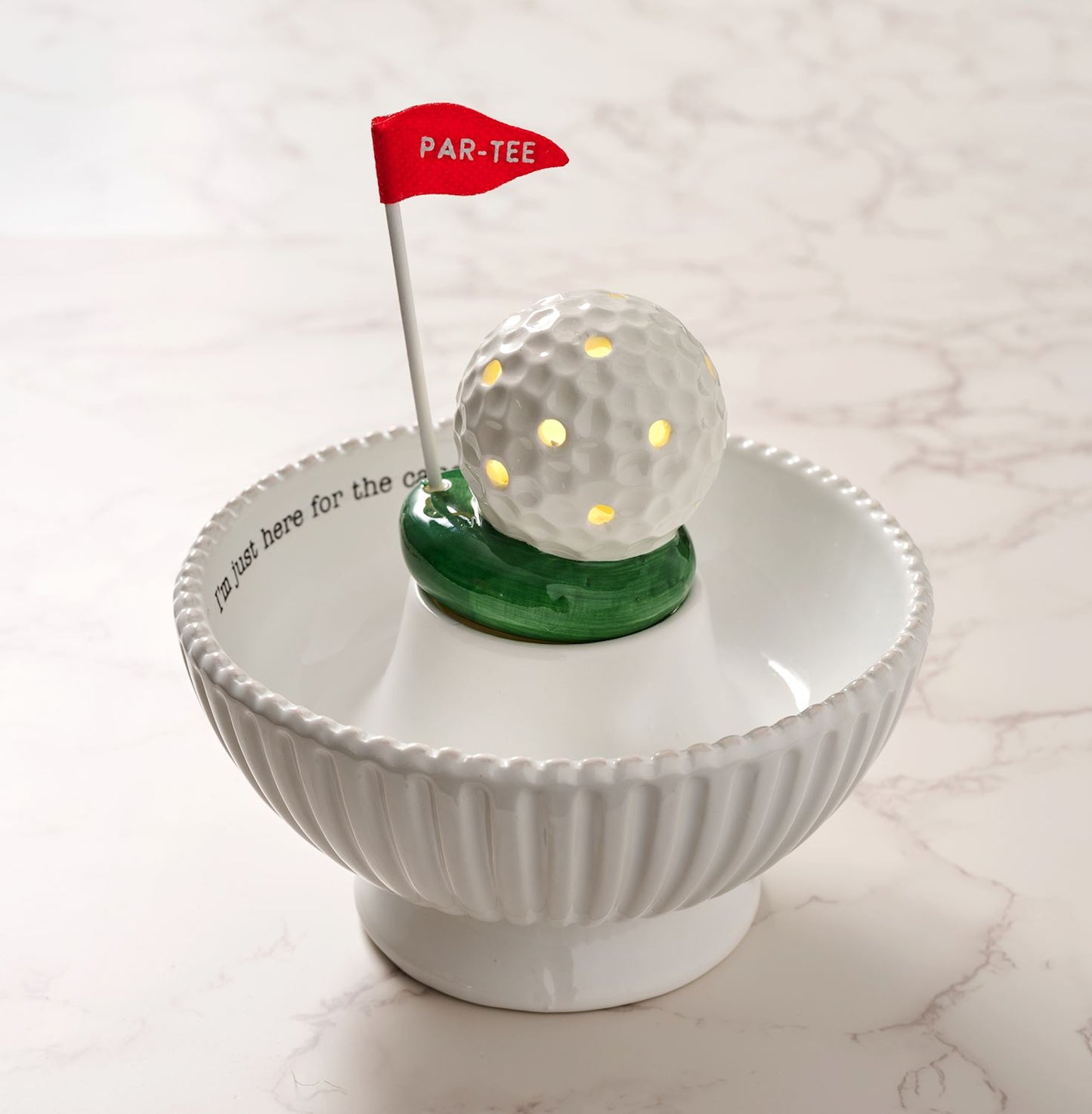 Light-Up Dish Sitter - Golf Ball