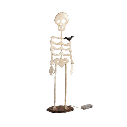 Small Light Up Skeleton Sitter