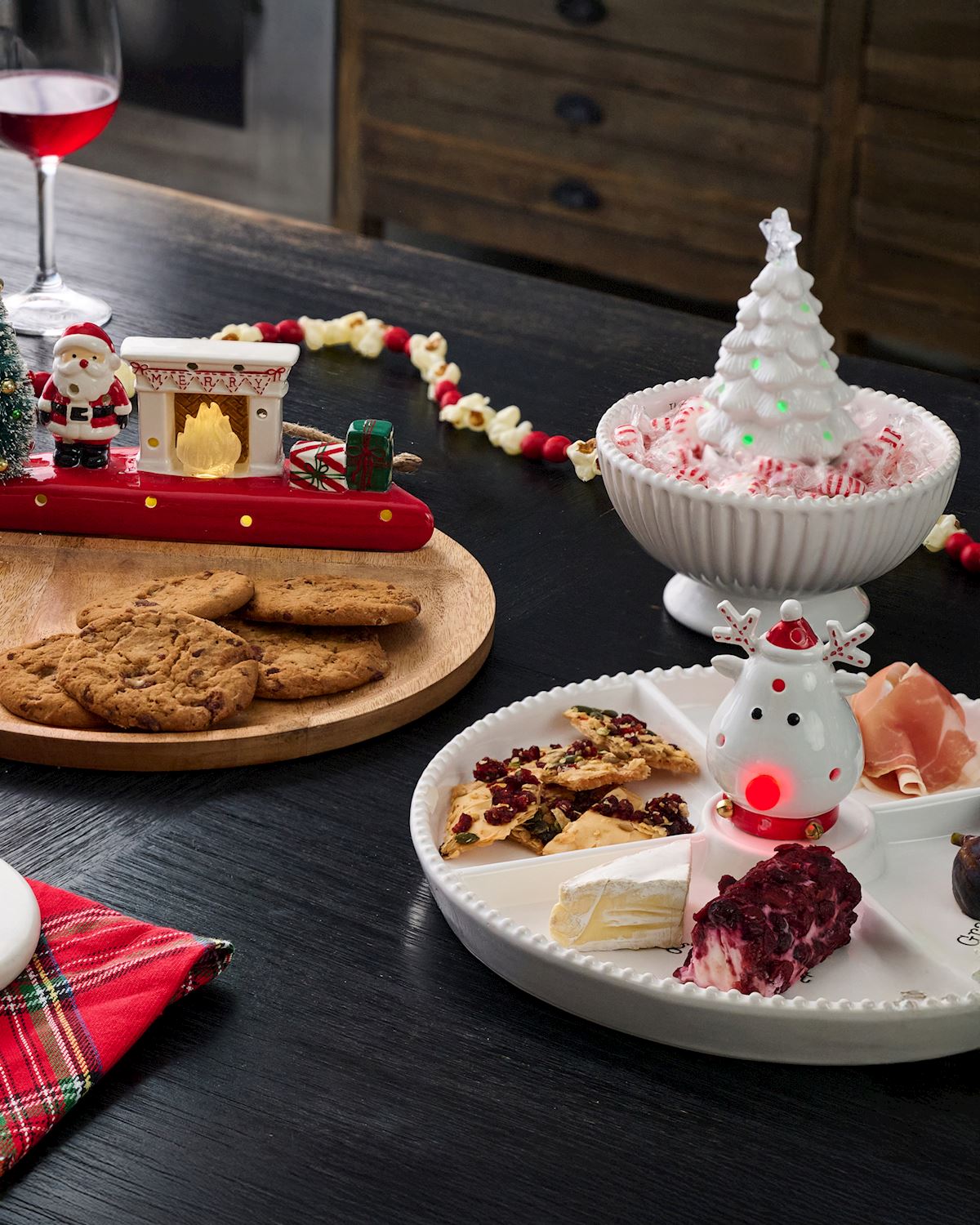 Light-Up Dish Sitter - Color Changing Tree