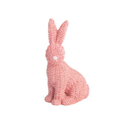 Colorful Wicker Décor Bunny