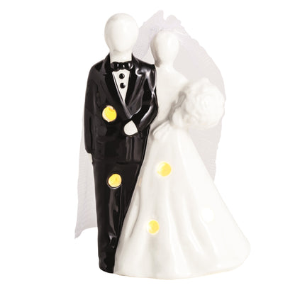 Bride & Groom Light-Up Sitter
