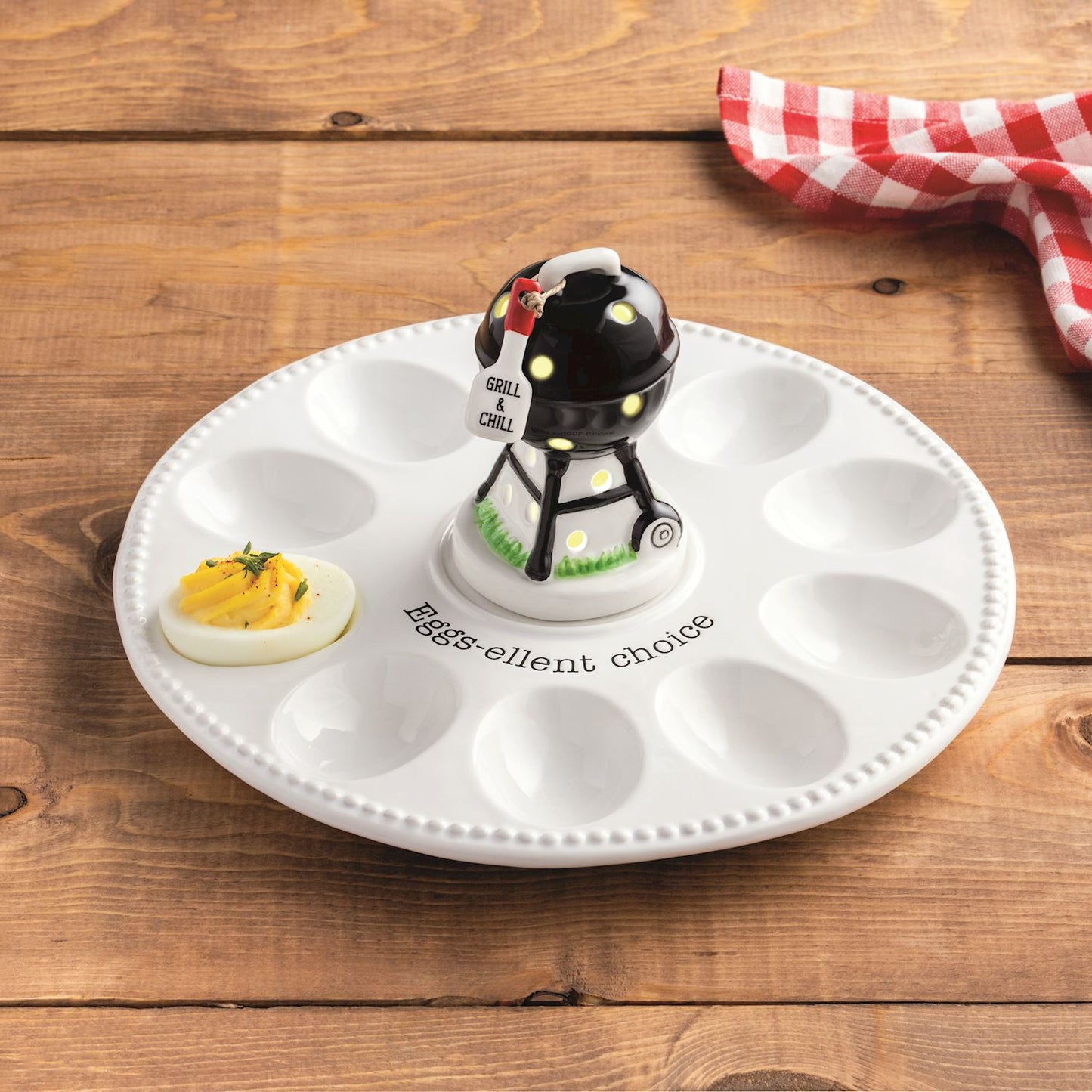 Light-Up Dish Sitter - Grill