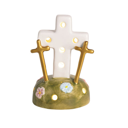 Three Cross Light-Up Sitter
