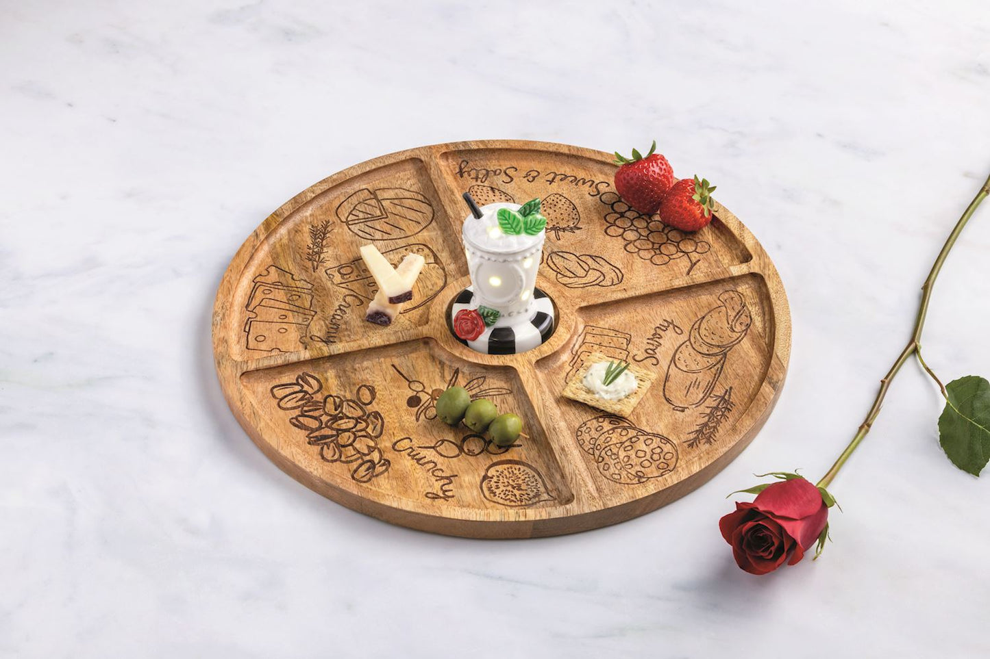 Light-Up Dish Sitter - Derby