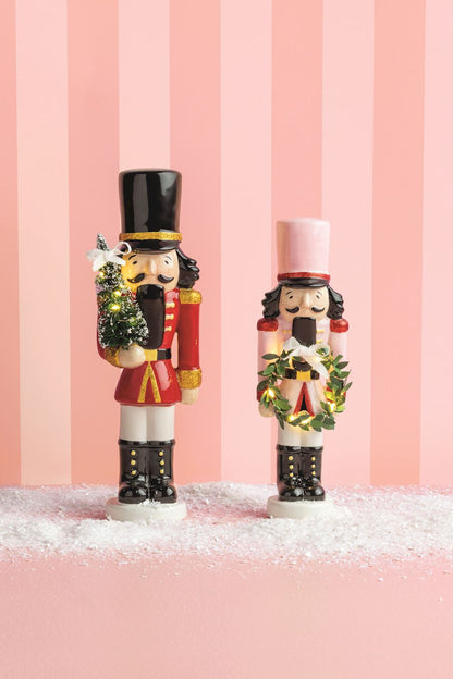 Pink Nutcracker LED Sitter