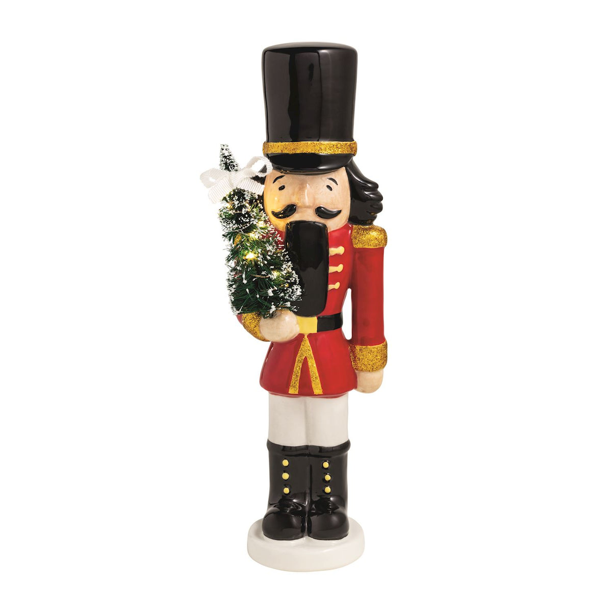 Red Nutcracker LED Sitter