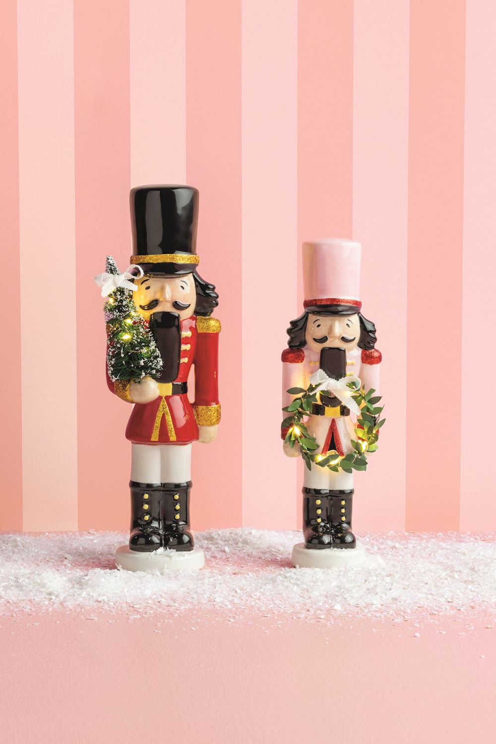Red Nutcracker LED Sitter