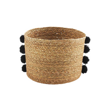 Load image into Gallery viewer, Pom Seagrass Basket - Small