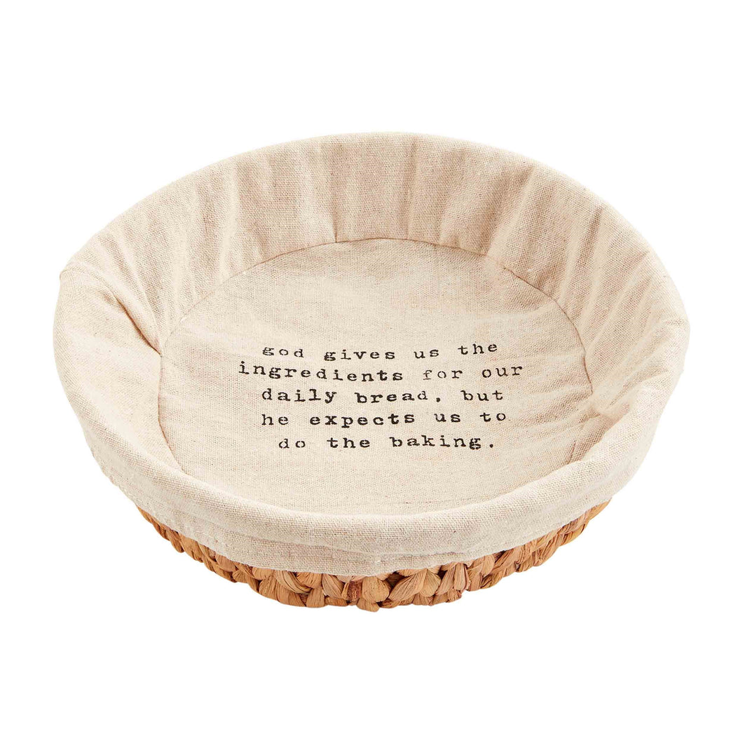 Bread Basket with Sentiment