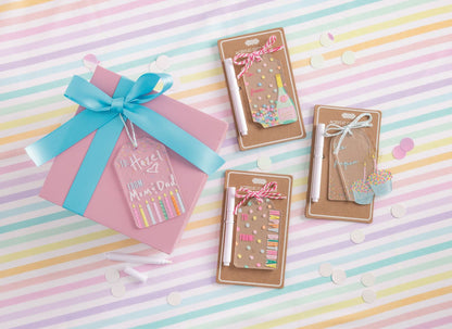 Acrylic Birthday Tag Set - Cheers