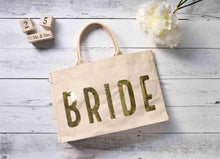 Load image into Gallery viewer, Sequin Tote Bag - Bride