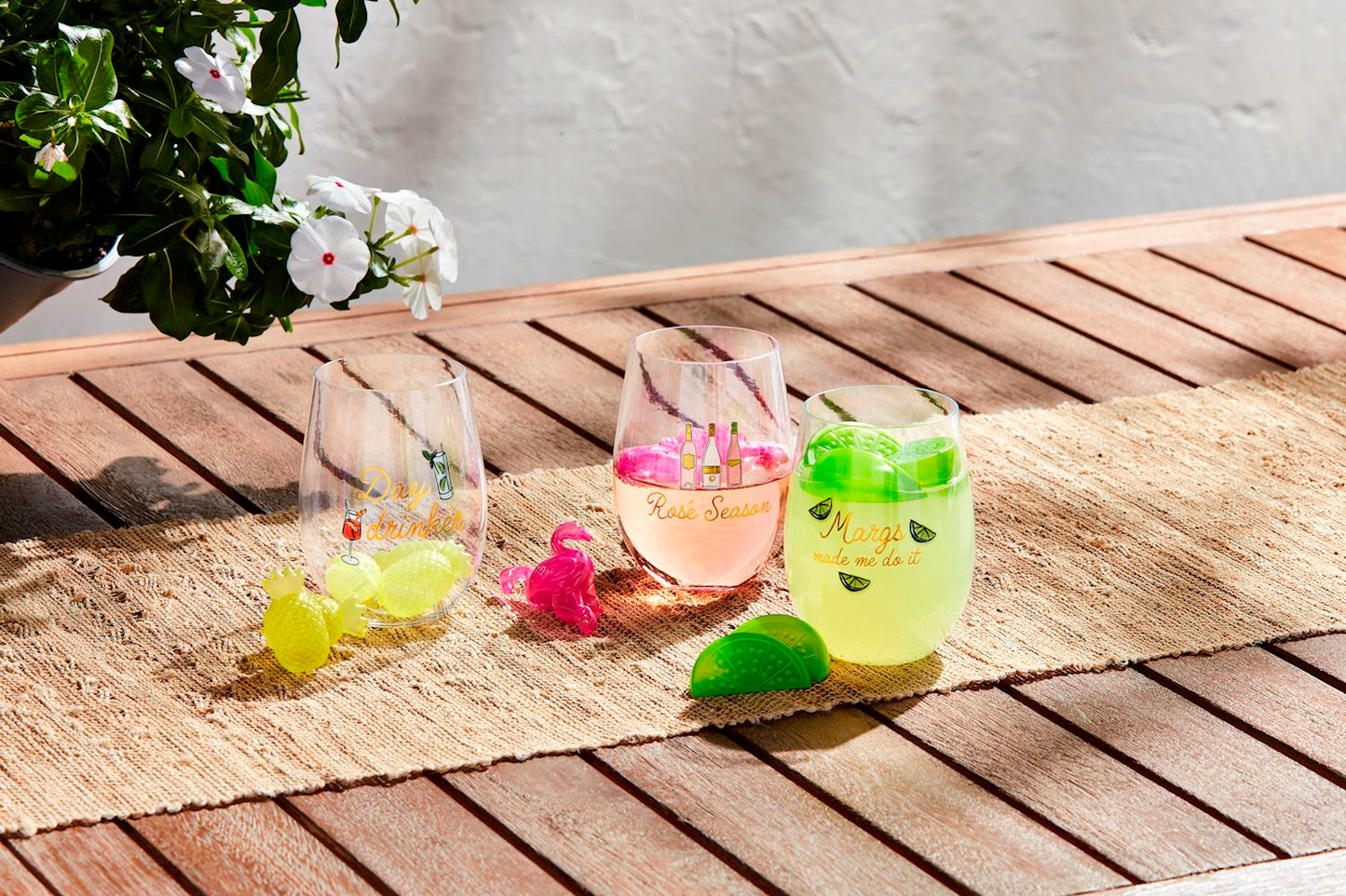 Rosé Party Cup & Ice Cube Set