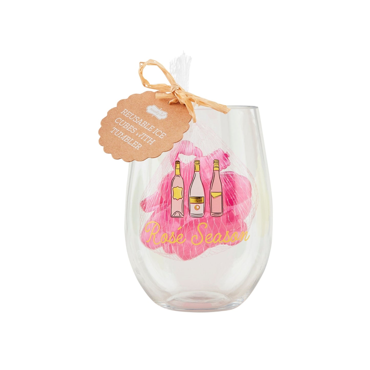 Rosé Party Cup & Ice Cube Set