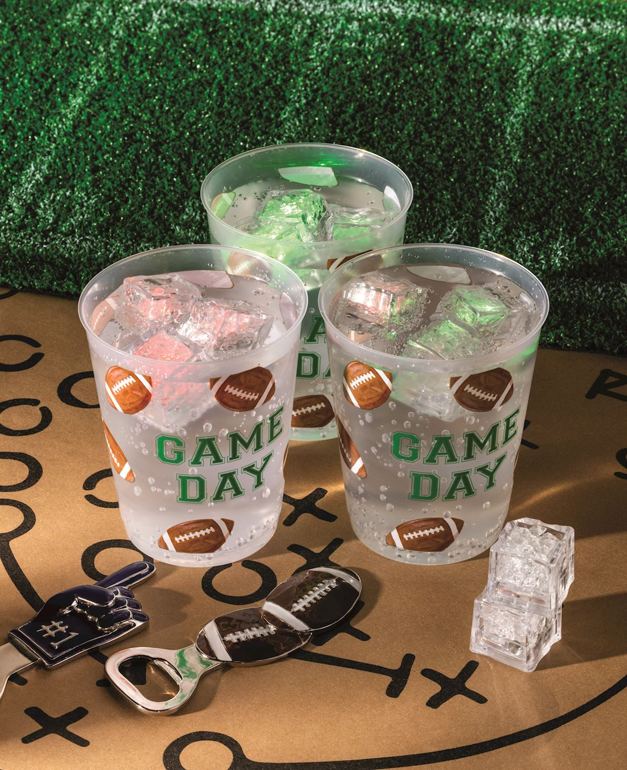 Tailgate Light-Up Drink Ice Cube Sets