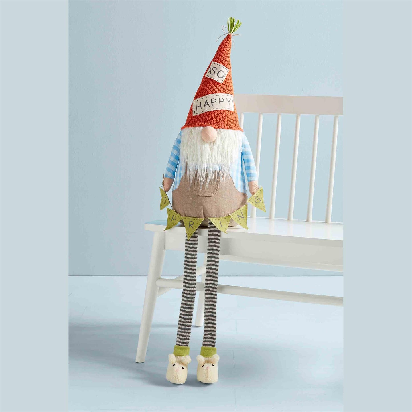 Large Dangle Leg Gnome - So Happy