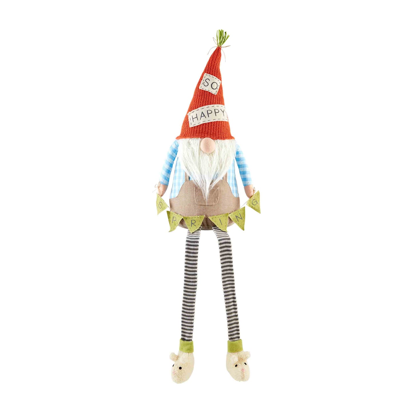 Large Dangle Leg Gnome - So Happy