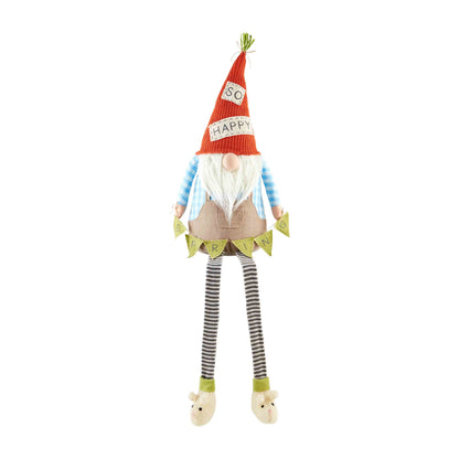 Large Dangle Leg Gnome - So Happy
