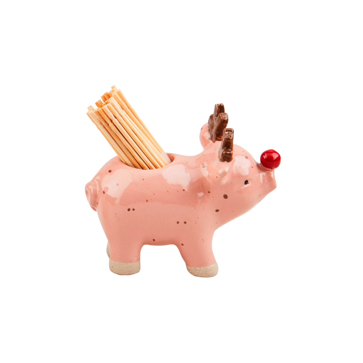 Christmas Farm Animal Toothpick Caddy Set