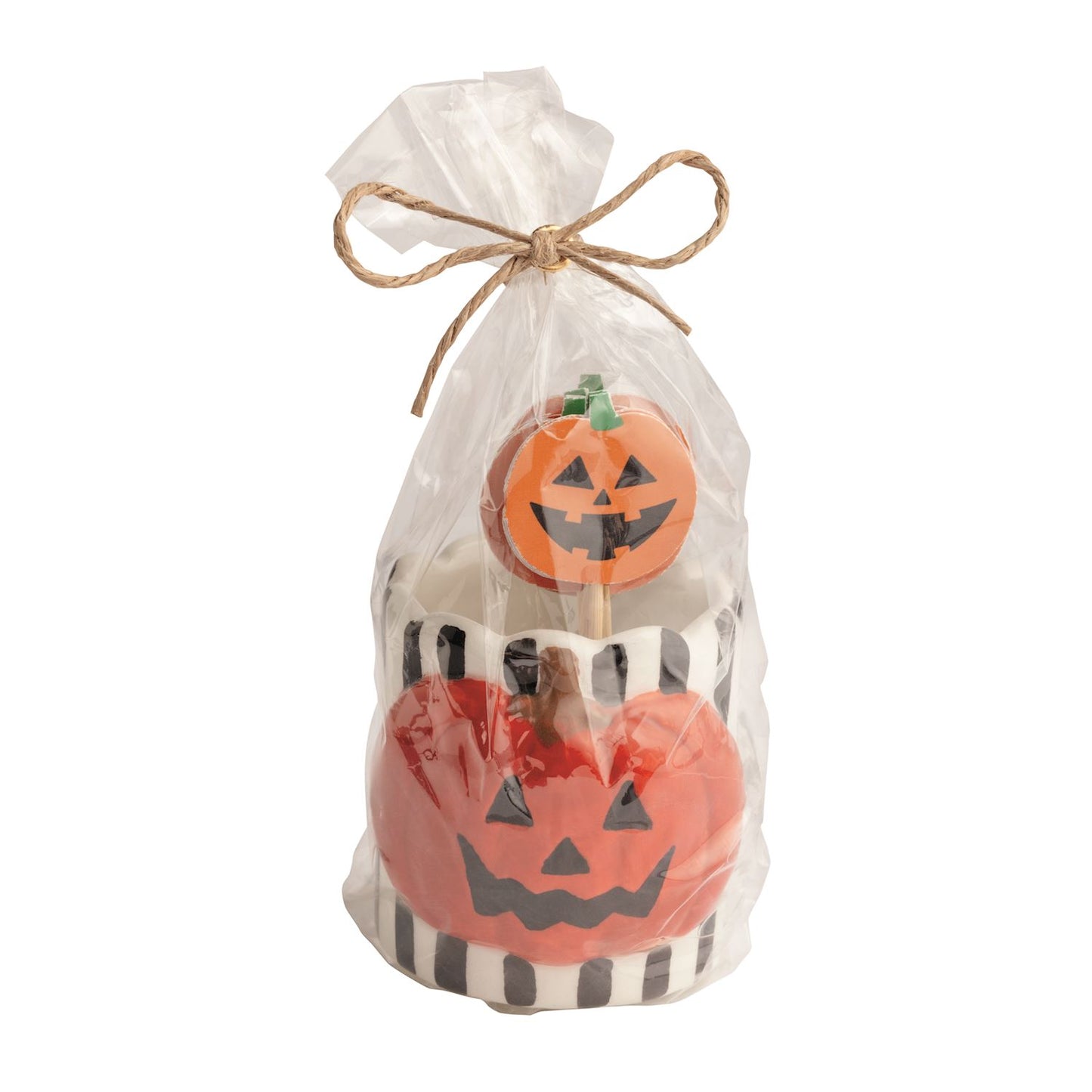 Jack-O-Lantern Toothpick Caddy Set