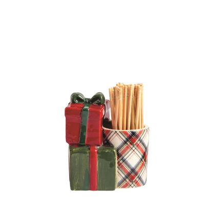Tartan Toothpick Caddy Sets