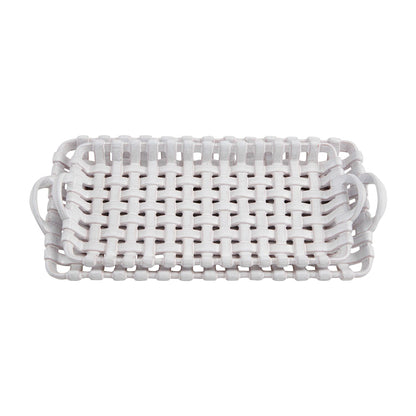 Nested Basket Weave Trays