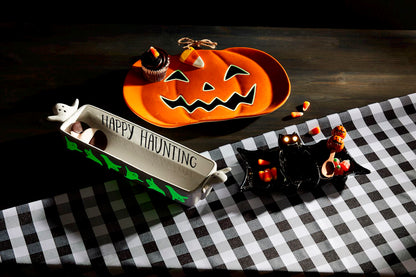 Jack-O-Lantern Glow Platter