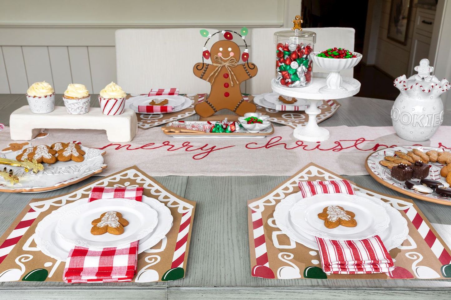 Merry Cookie Platter & Tong Set