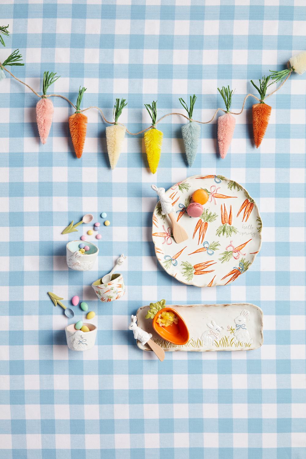 Round Carrot Platter Set